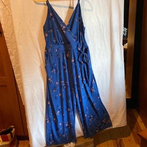 Kaileigh rica knit jumpsuit with spaghetti strap size 2x